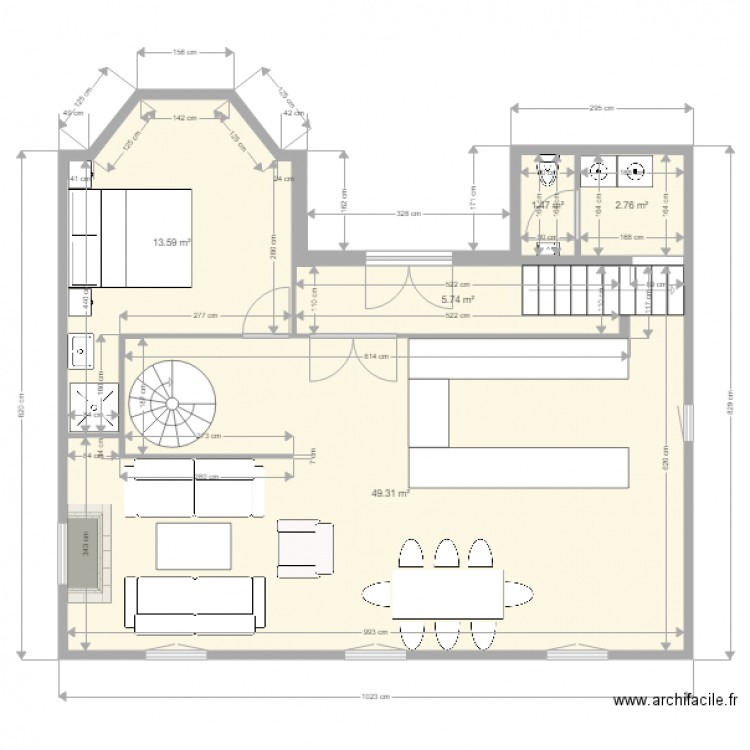 st lu rdc bis. Plan de 0 pièce et 0 m2