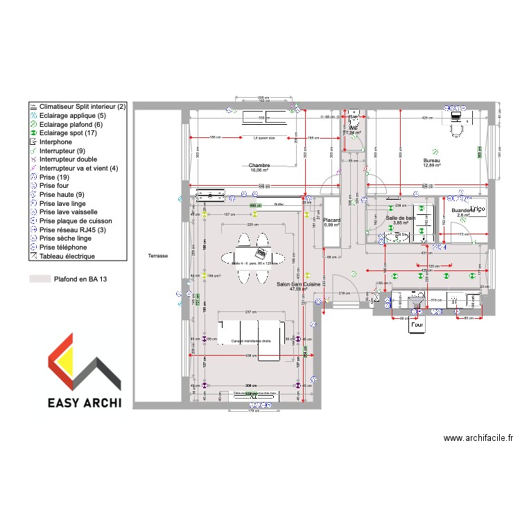 Projet Beccaria Thomas. Plan de 0 pièce et 0 m2