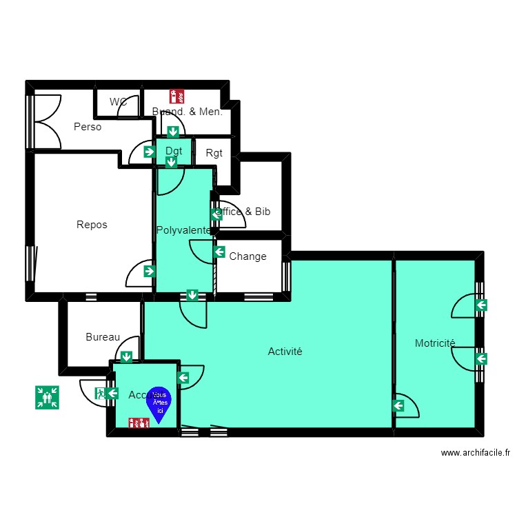 92S1R evac. Plan de 0 pièce et 0 m2