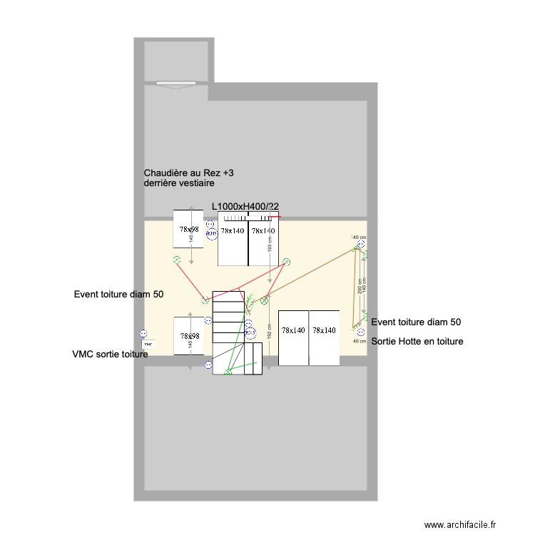 Tabellion 4e étage Mezzanine Elec. Plan de 0 pièce et 0 m2