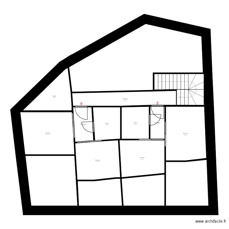 HOTEL MICOLAU ARINSAL. Plan de 16 pièces et 111 m2