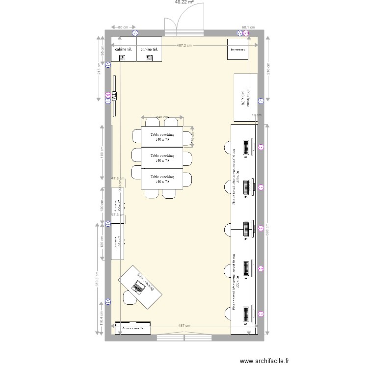 Locaux MIC salle coaching 3. Plan de 0 pièce et 0 m2