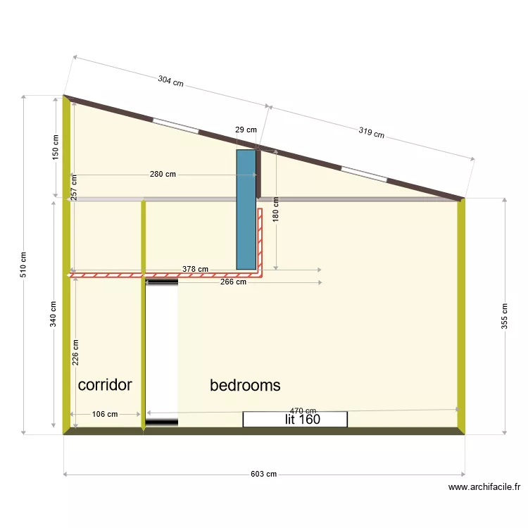 profil mezzanine apt 1. Plan de 