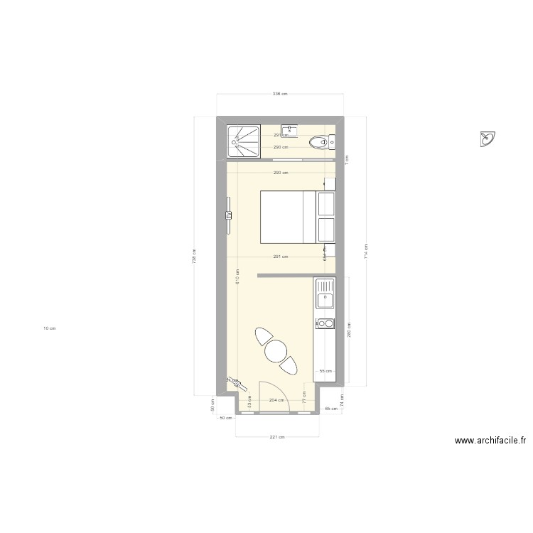 Local Commercial RDC. Plan de 0 pièce et 0 m2
