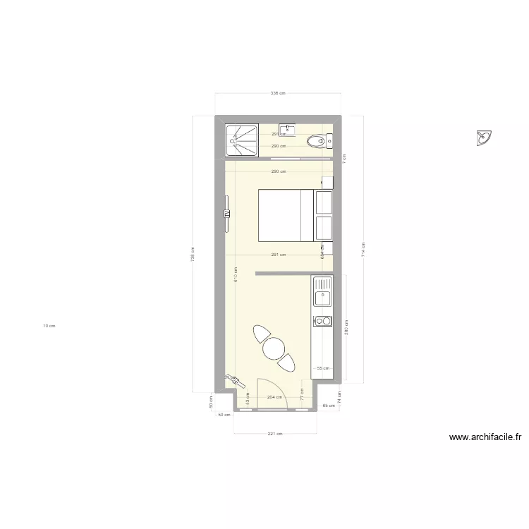 Local Commercial RDC. Plan de 