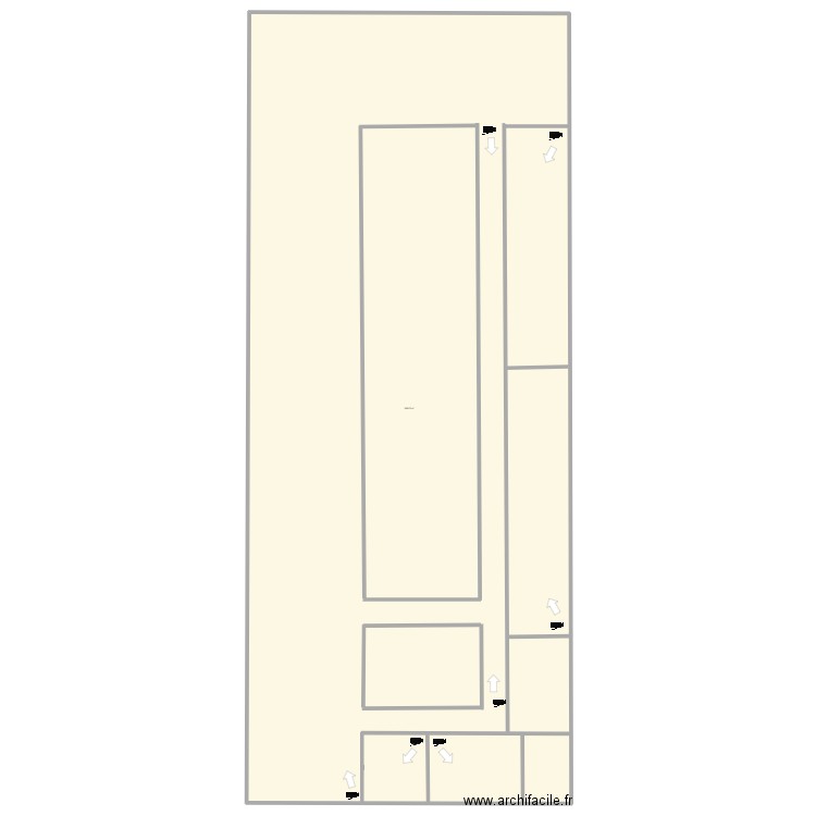 Duo Catering Caméras intérieures. Plan de 1 pièce et 1698 m2