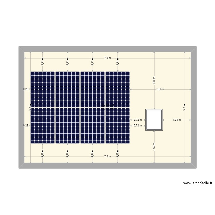 MARTIN PHILLPIE 92320. Plan de 1 pièce et 41 m2