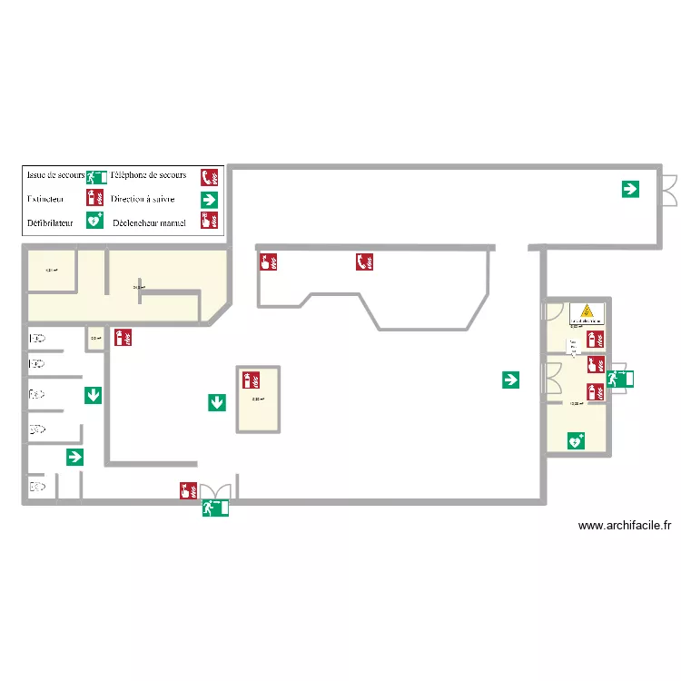 njoy. Plan de 6  et 55 m²