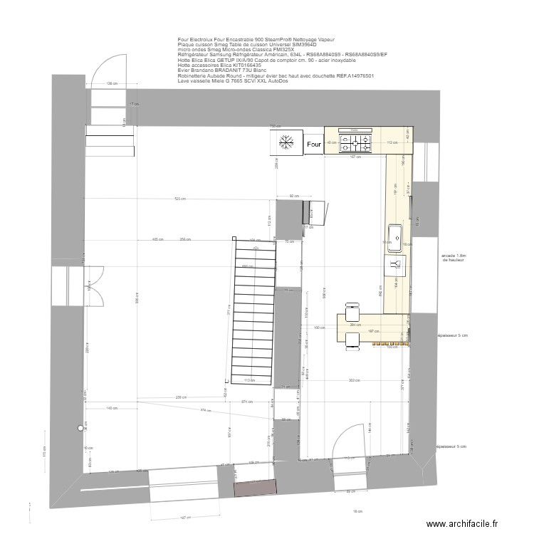 Cuisine_Marsanne_meubles. Plan de 0 pièce et 0 m2