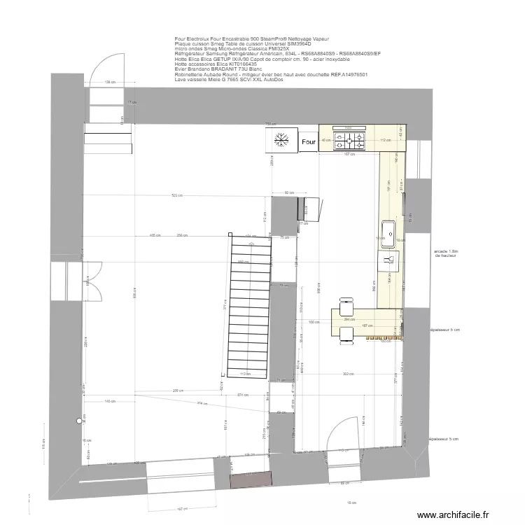 Cuisine_Marsanne_meubles. Plan de Cuisine_Marsanne_meubles. Plan de