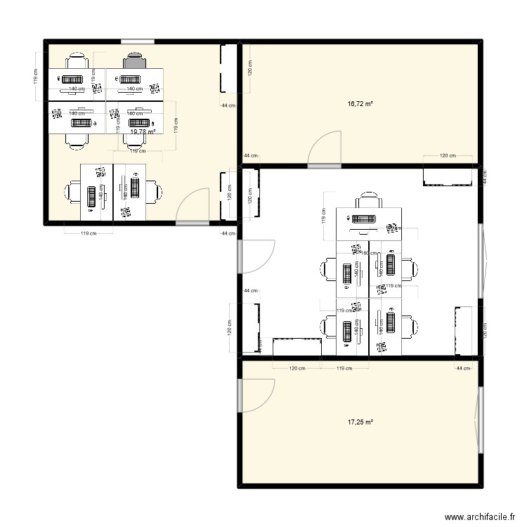 bureaux Halle. Plan de 0 pièce et 0 m2
