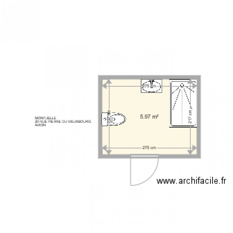 MONTUELLE GABRIELLE . Plan de 0 pièce et 0 m2