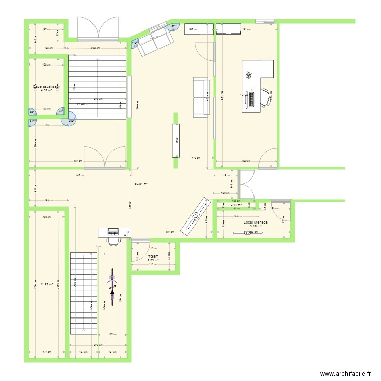 accueil 13M  Modification V2. Plan de 0 pièce et 0 m2