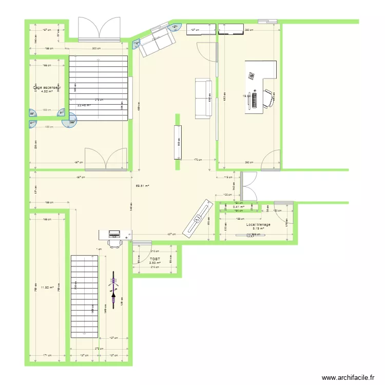 accueil 13M  Modification V2. Plan de 