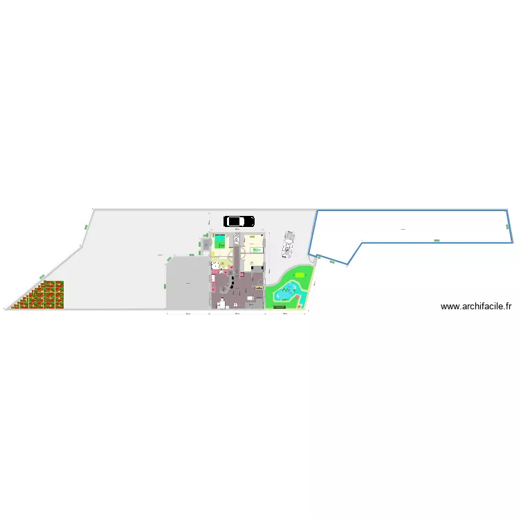 Plan g&eacute;n&eacute;ral bassin 2. Plan de 