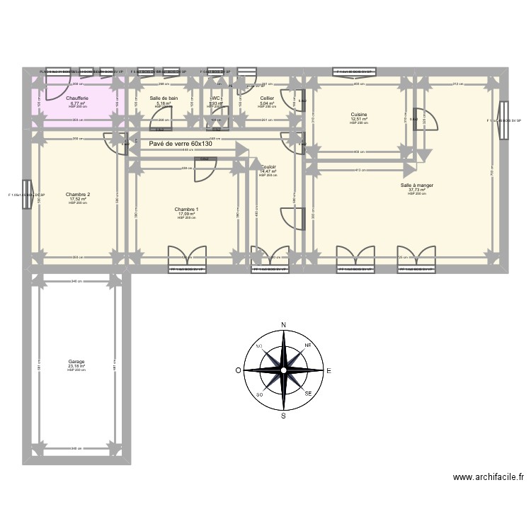 Pouyssegur. Plan de 0 pièce et 0 m2