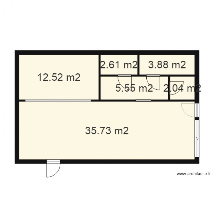 Salle détente SAS 1. Plan de 0 pièce et 0 m2