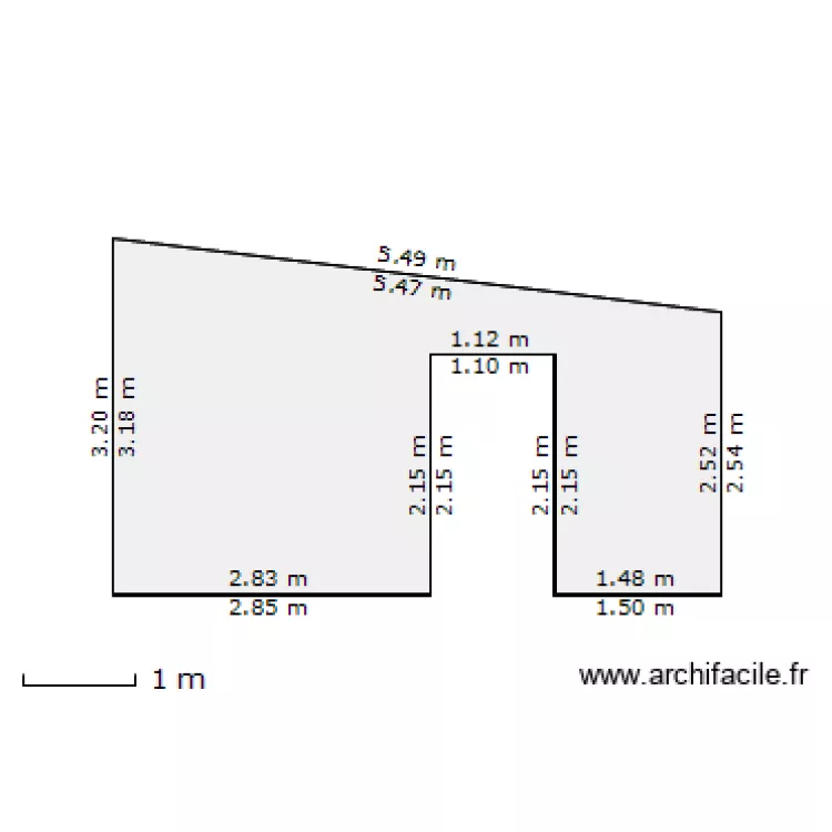 Abri de Jardin vue coté cour. Plan de Abri de Jardin vue coté cour. Plan de
