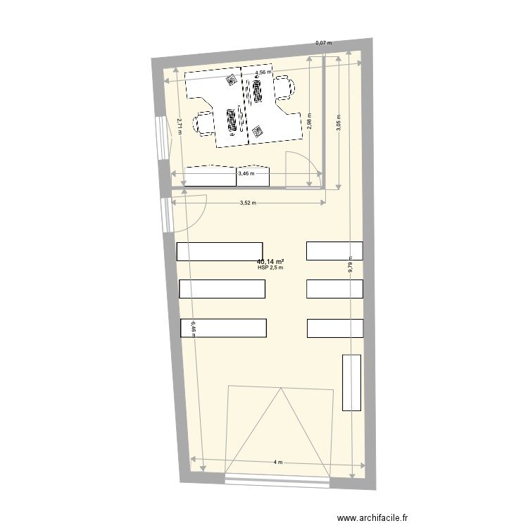 depot 1. Plan de 0 pièce et 0 m2