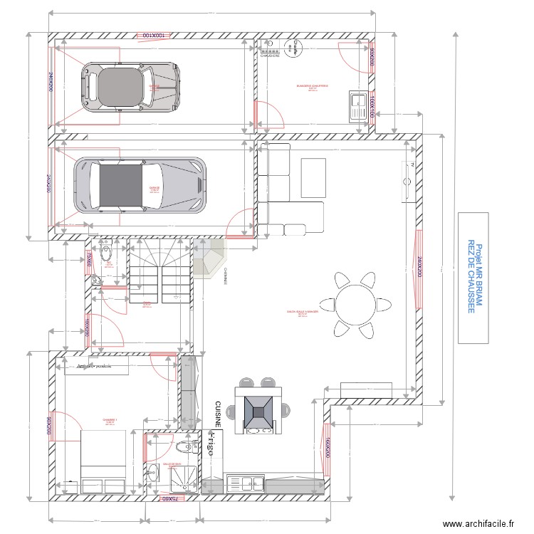 BRIAN rez de chaussee. Plan de 0 pièce et 0 m2