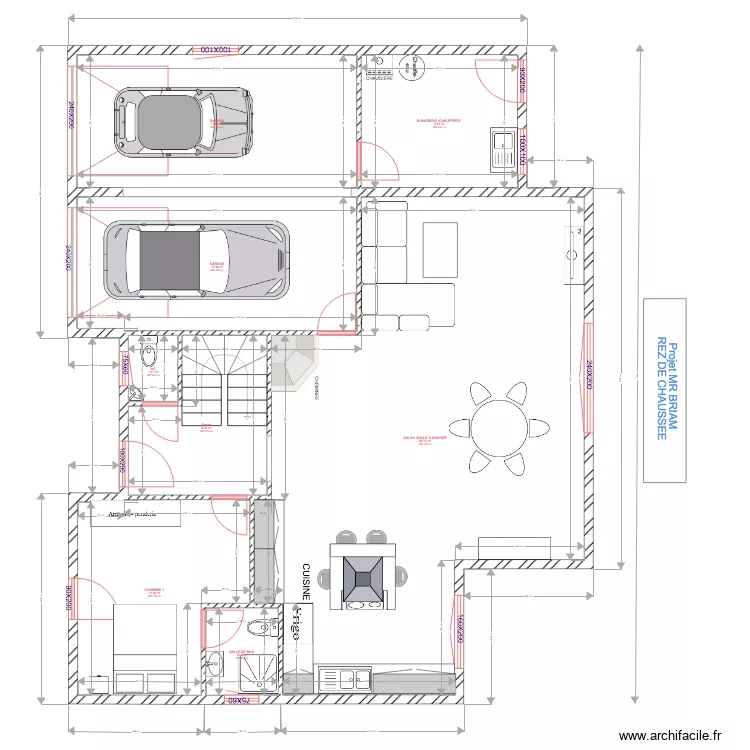 BRIAN rez de chaussee. Plan de 