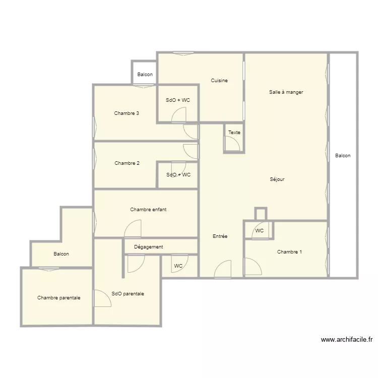 bineau blocker. Plan de 