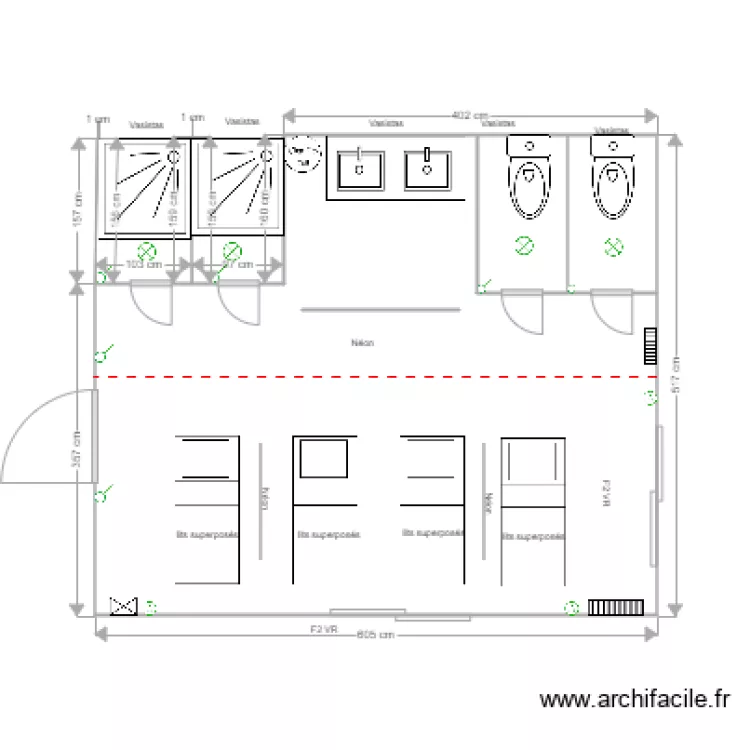 VILLA  SEA DREAM 1. Plan de 