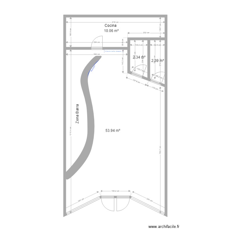 55140 Antes Modificacion. Plan de 0 pièce et 0 m2