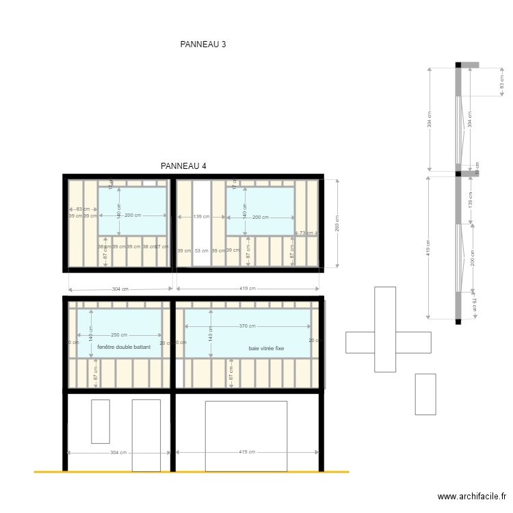 PANNEAUX EXTENSION COLROY. Plan de 0 pièce et 0 m2