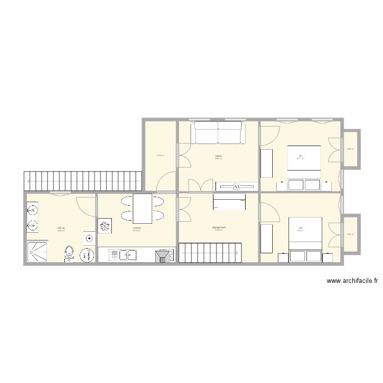 APPT FDF PROJET. Plan de 0 pièce et 0 m2