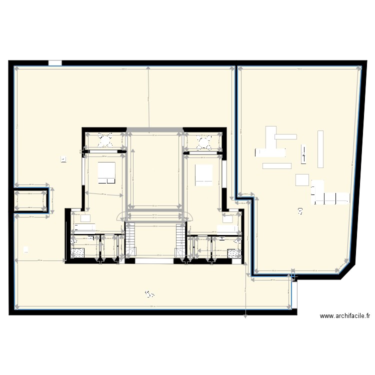 plan futur etage 2. Plan de 0 pièce et 0 m2