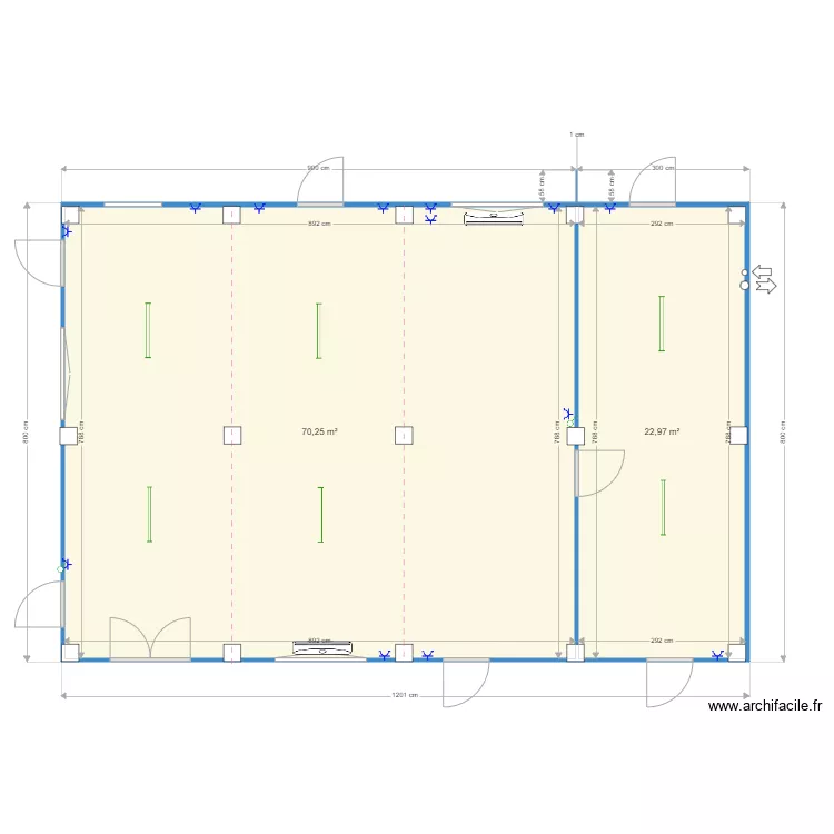 Chant Eole 1905. Plan de 