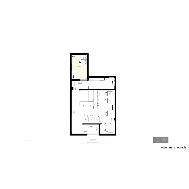 Restaurant Cong. Plan de 