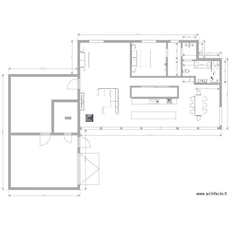 mel. Plan de 0 pièce et 0 m2