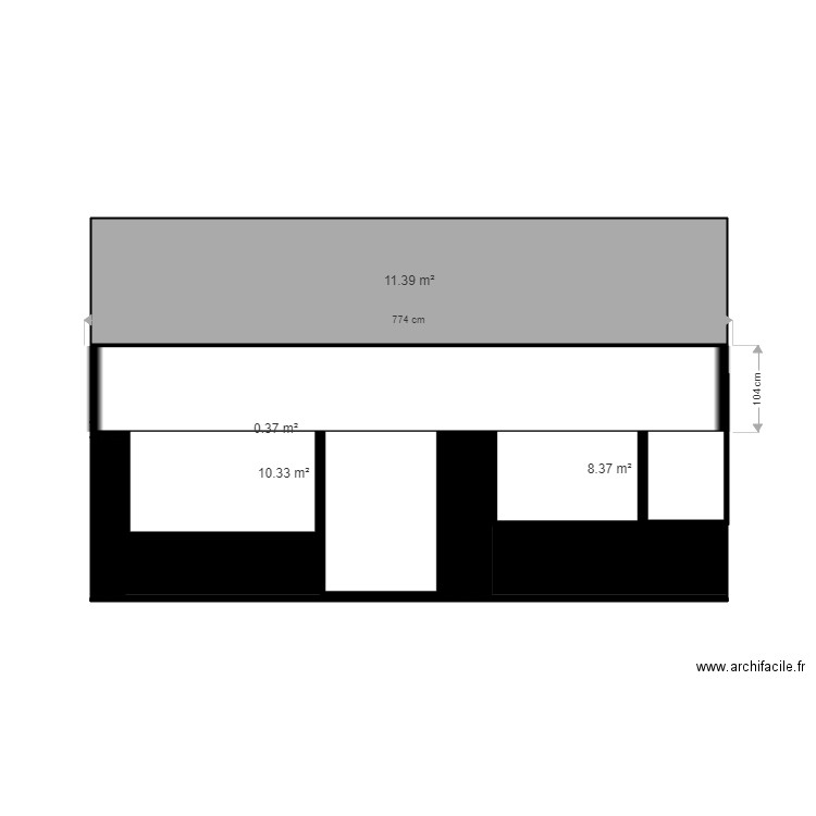 plan garlan store. Plan de 0 pièce et 0 m2