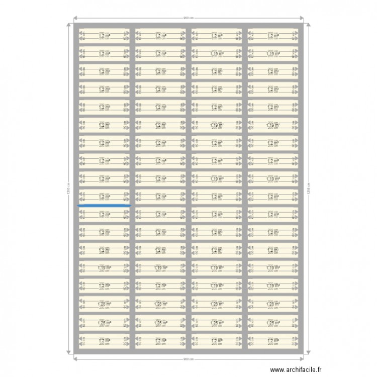 Vide sanitaire poutrelles 2m10. Plan de 0 pièce et 0 m2