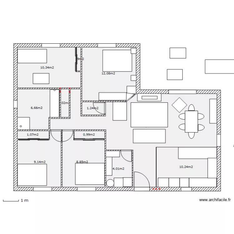 maison en L wc. Plan de maison en L wc. Plan de
