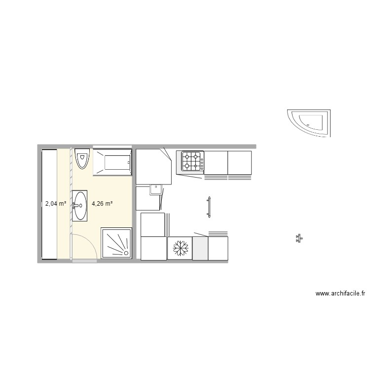 SDB 11. Plan de 0 pièce et 0 m2