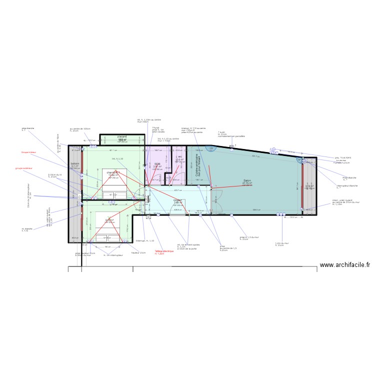 villefranche ÉLECTRICITÉ. Plan de 0 pièce et 0 m2