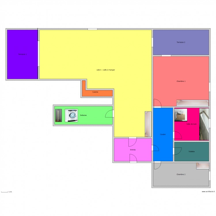 appartement saint gilles. Plan de 0 pièce et 0 m2