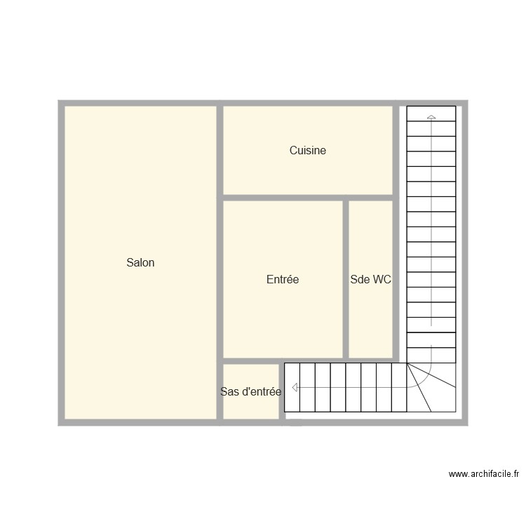 rdc maison. Plan de 0 pièce et 0 m2