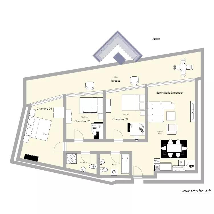 PLAN APPARTEMENT FINAL INCHALLUS. Plan de 