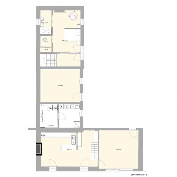 lambervez 1. Plan de 0 pièce et 0 m2