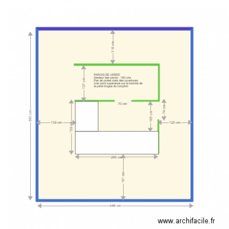 ILOT CENTRAL. Plan de 0 pièce et 0 m2