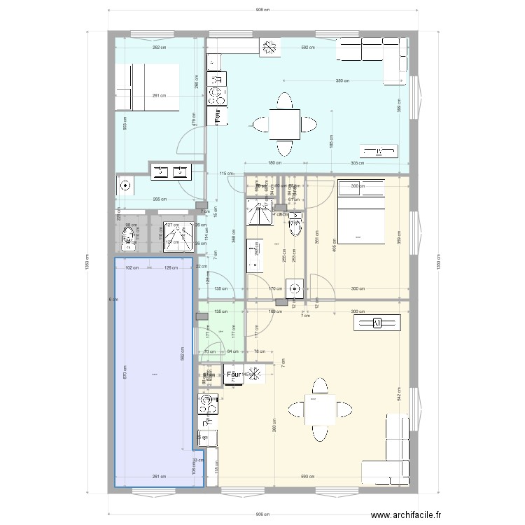 2eme avec les 2 studios. Plan de 0 pièce et 0 m2