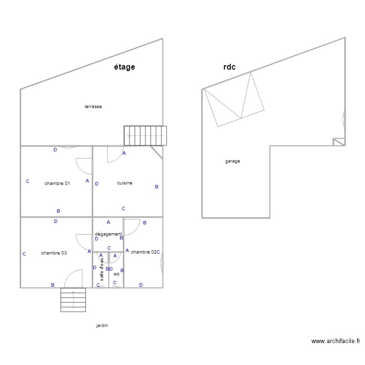 grolleau PB. Plan de 0 pièce et 0 m2