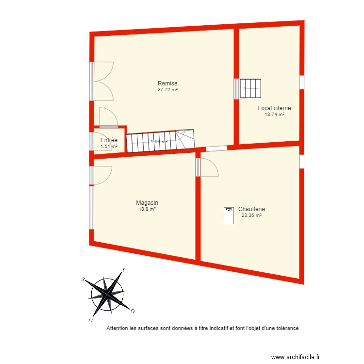 BI 4751 RDC non côté. Plan de 0 pièce et 0 m2