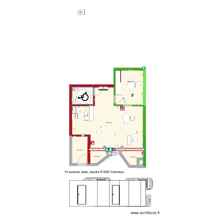 plan commerce bailleur capilari touzani version 2. Plan de 7 pièces et 58 m2