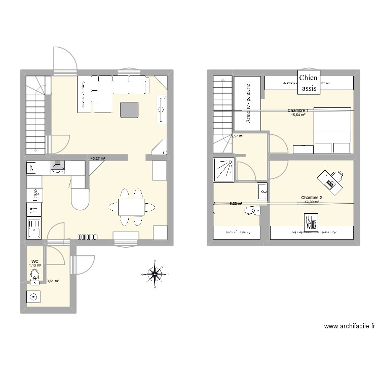 Maison Future. Plan de 7 pièces et 85 m2