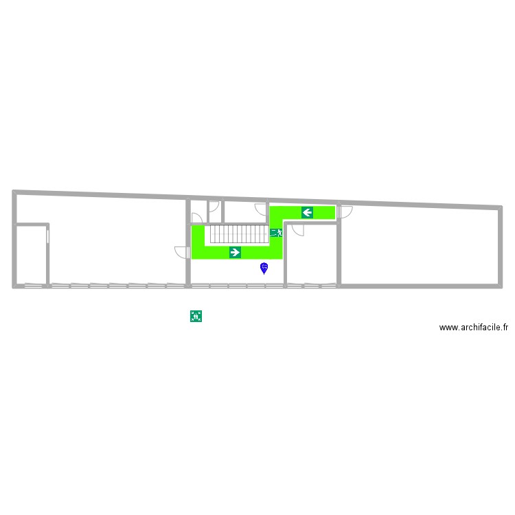 Evacution 1er. Plan de 0 pièce et 0 m2